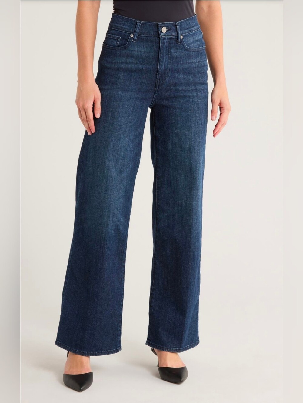 Frame Le Slim Palazzo High Rise Jeans Guilty Wash Size 30